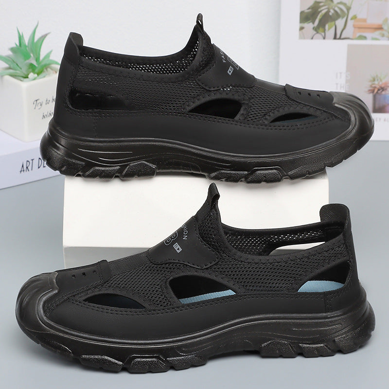 Herren-Sandalen mit atmungsaktivem Mesh – Bild 7 | LuxeStyle