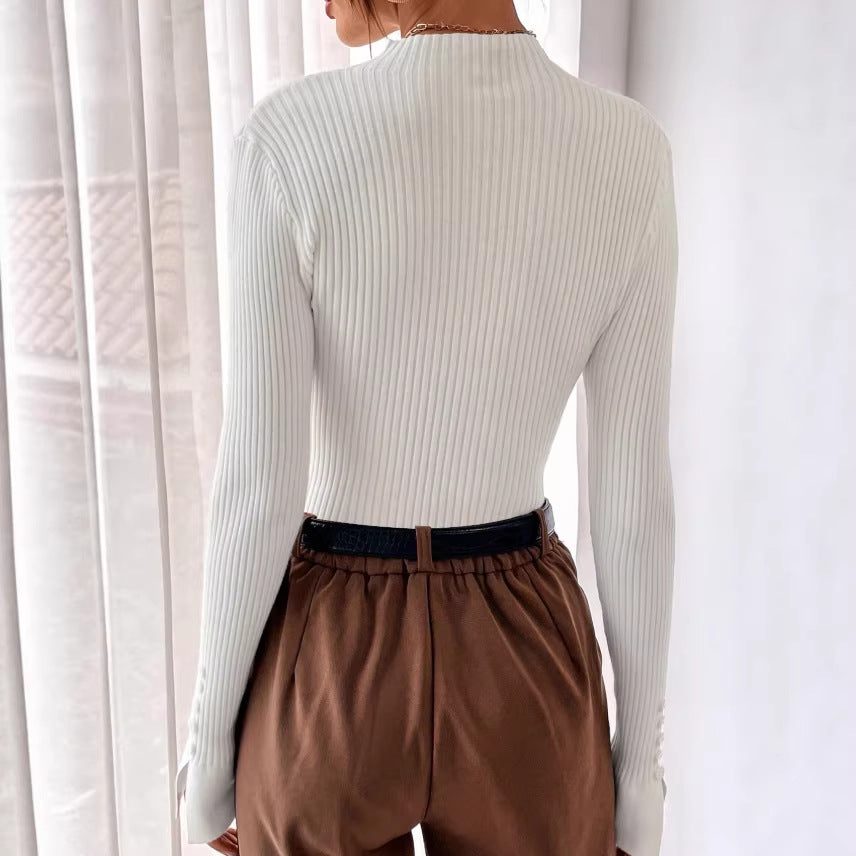 Eleganter Strickpullover für Damen