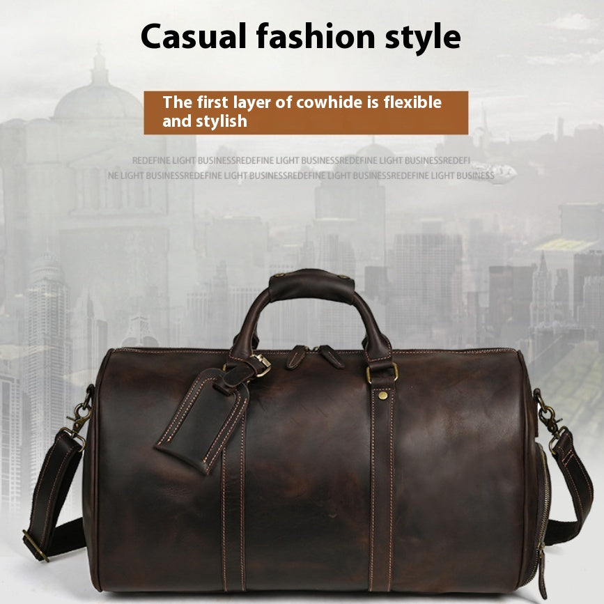 Grosses Leder-Umhängetäschli für Reisen – Bild 4 | LuxeStyle