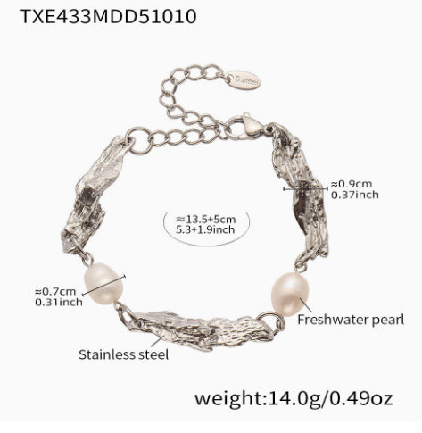 Perlen-Armband und Halskette