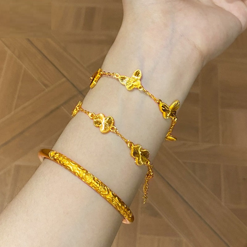 Handgefertigtes Armband mit Zuckerrohrblatt-Muster – Bild 3 | LuxeStyle