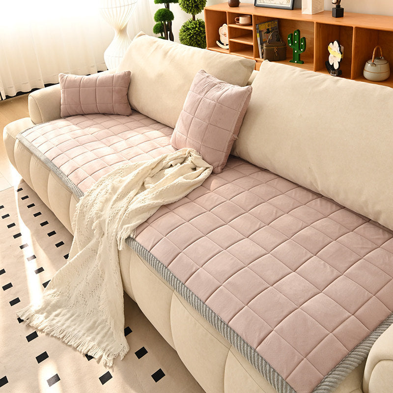 Sofa-Kissenhülle im Creme-Stil