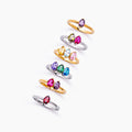 Geburtsstein-Ring mit Zirkonia – Bild 1 | LuxeStyle