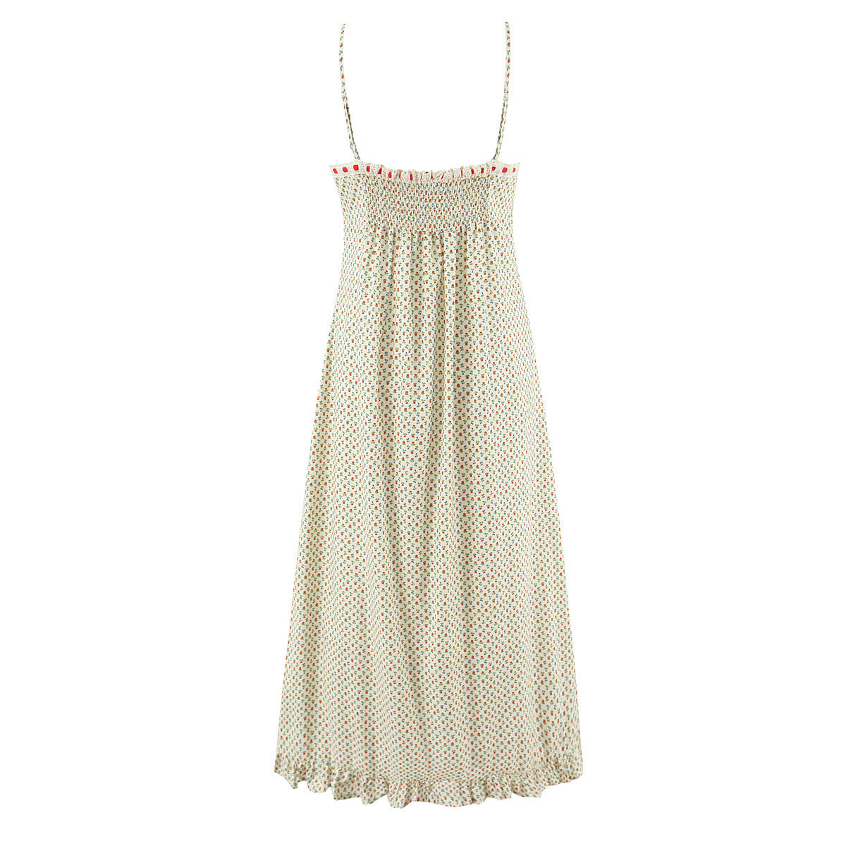 Beiges florales Slip Dress – Bild 4 | LuxeStyle