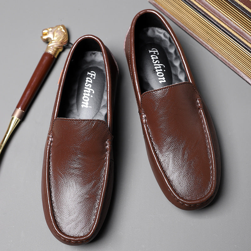 Atmungsaktive Slip-on Lederschuhe für Herren – Bild 6 | LuxeStyle