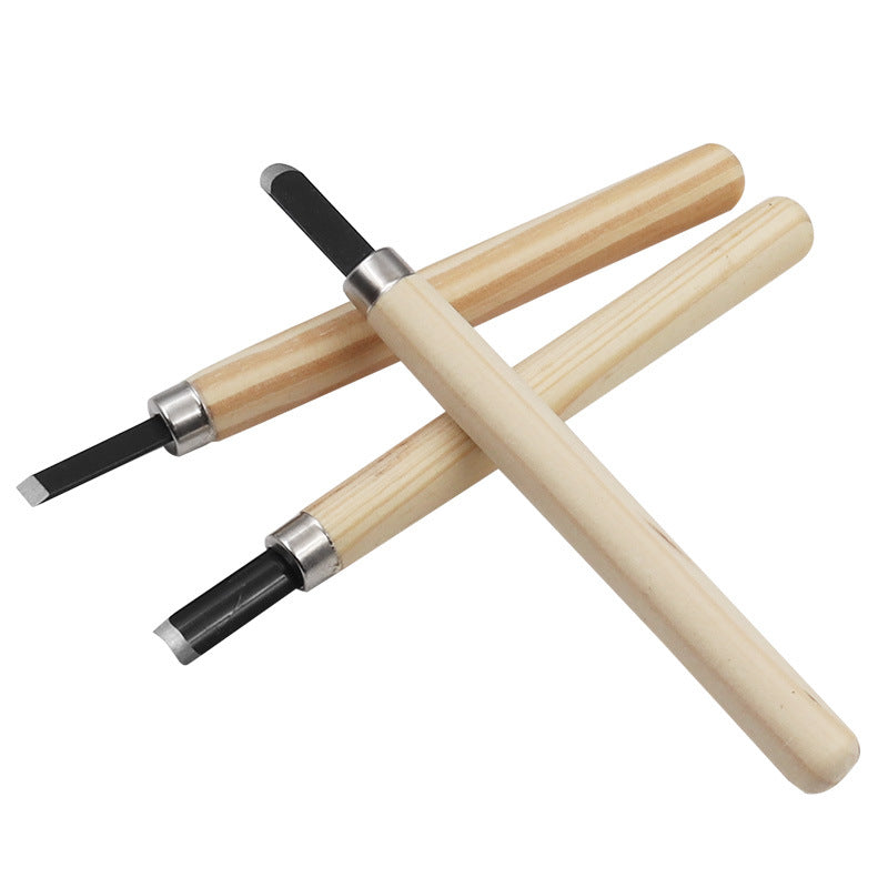 Holzschnitz-Set aus Manganstahl, 12-teilig – Bild 1 | LuxeStyle