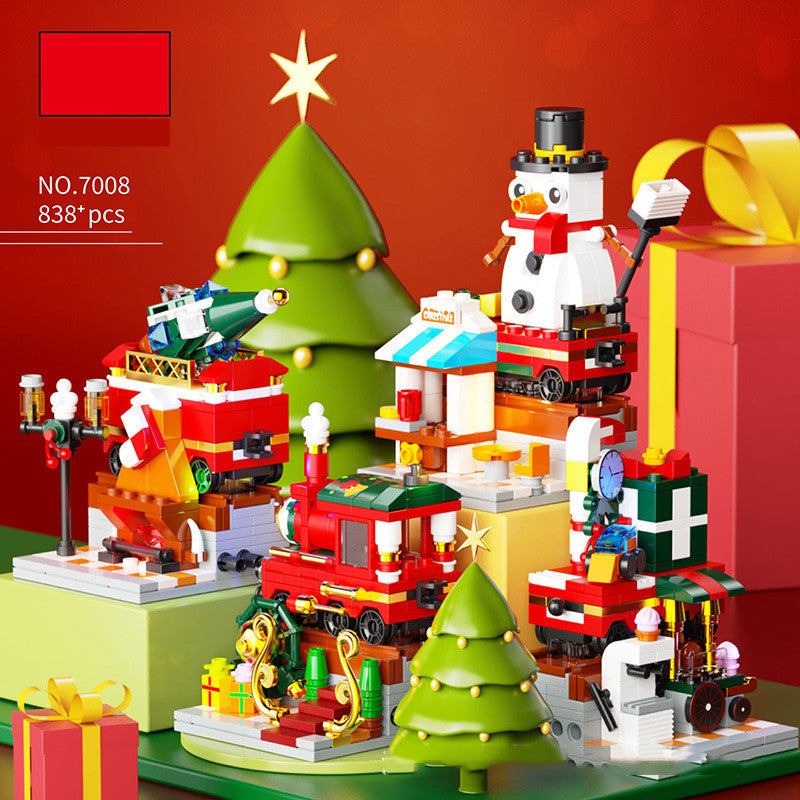 Weihnachtszug Bausteine-Set zum Zusammenbauen – Bild 5 | LuxeStyle