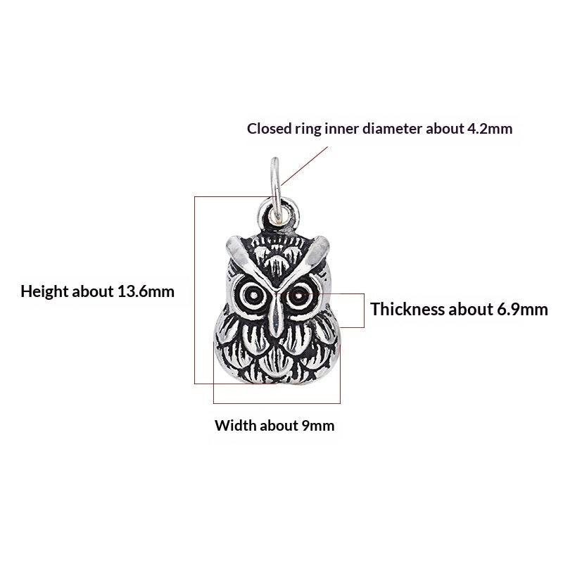 Sterlingsilber Anhänger mit Eule
