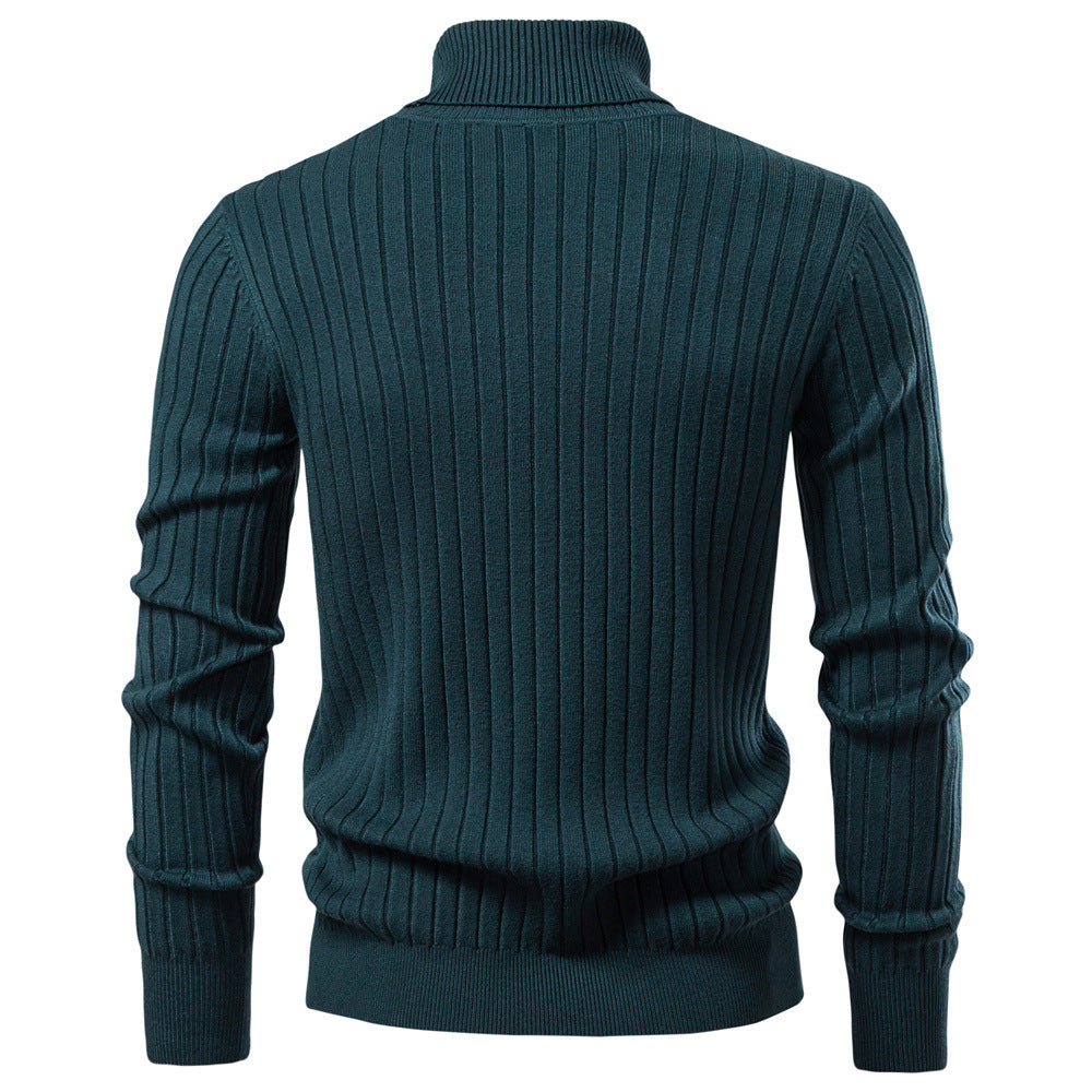 Herren Rollkragenpullover Strickpullover