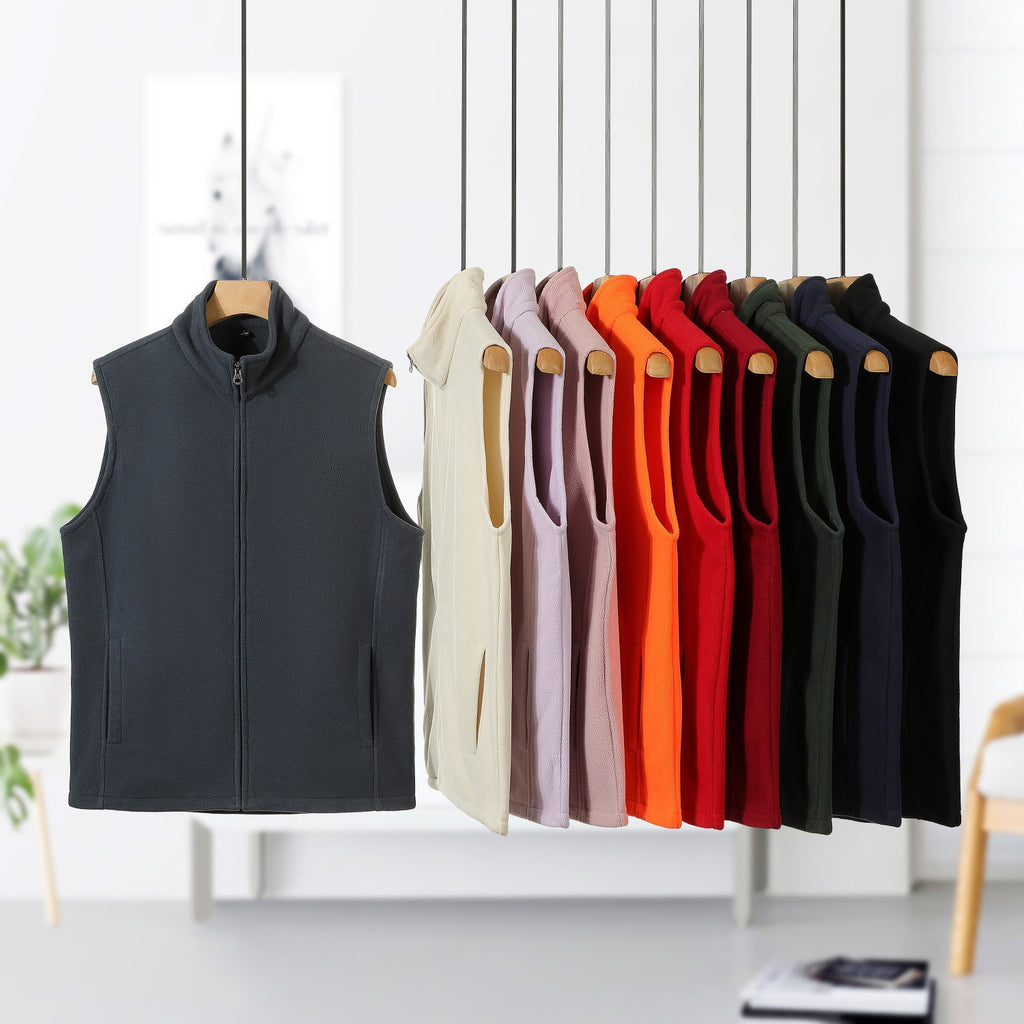 Fleece-Weste mit Doppelfleece
