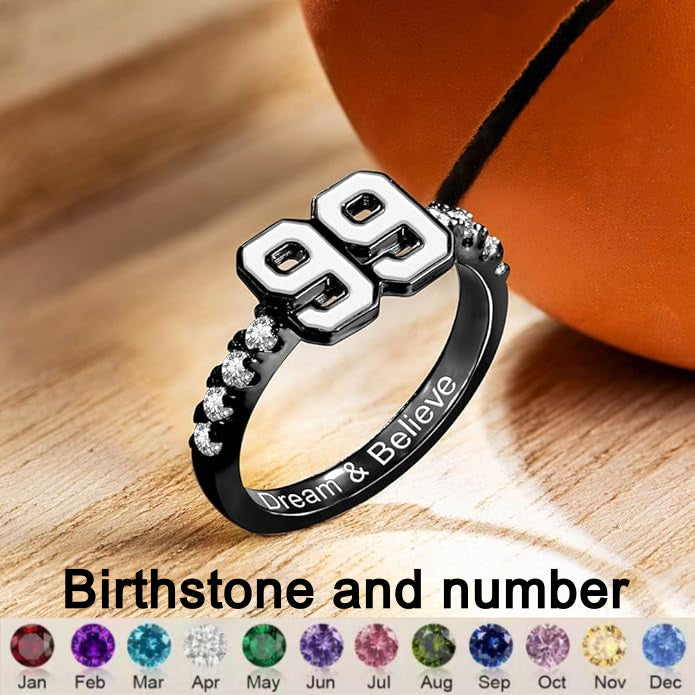 Geburtsstein Ring mit Zirkonia – Bild 2 | LuxeStyle