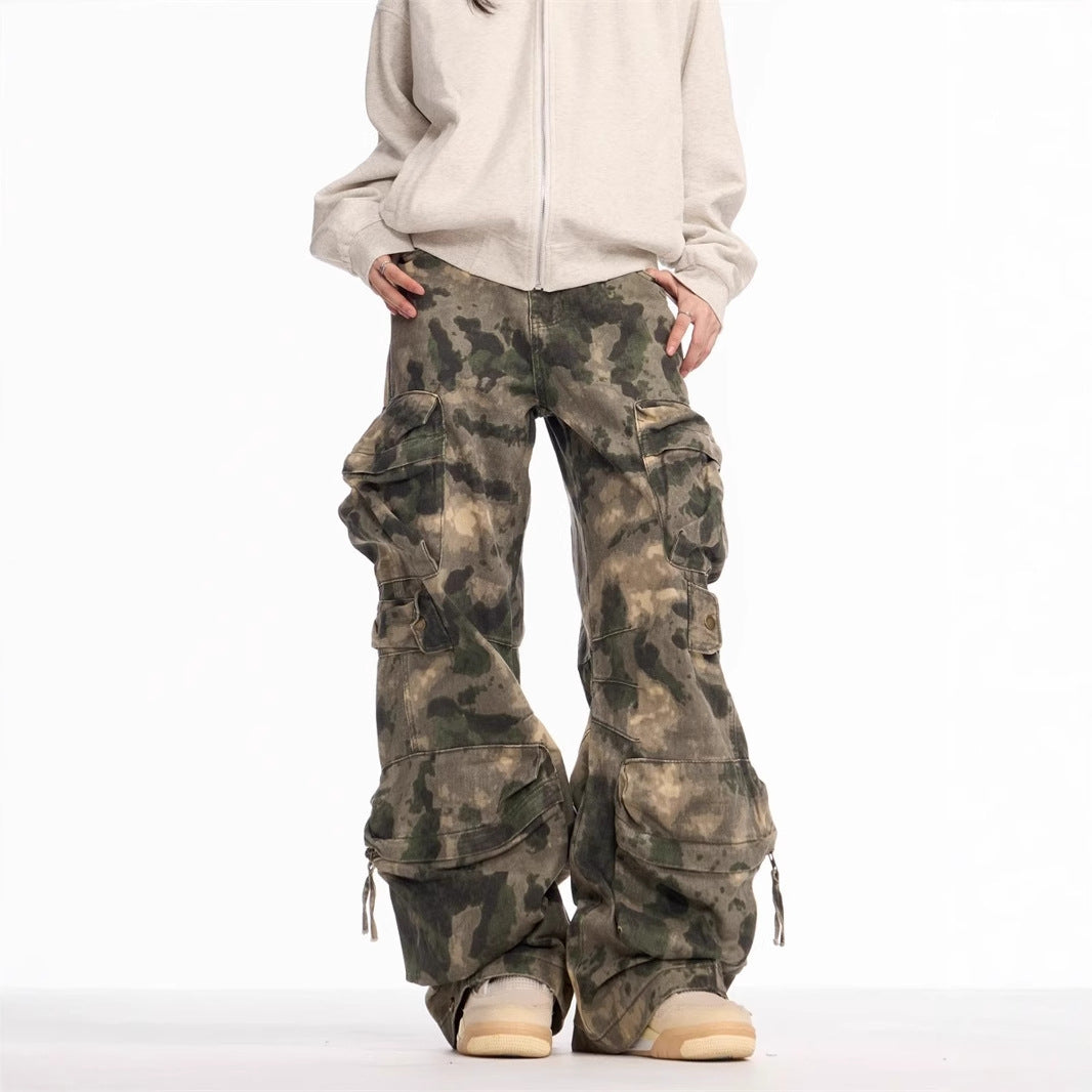 Camo-Hosen, robust, lose Passform