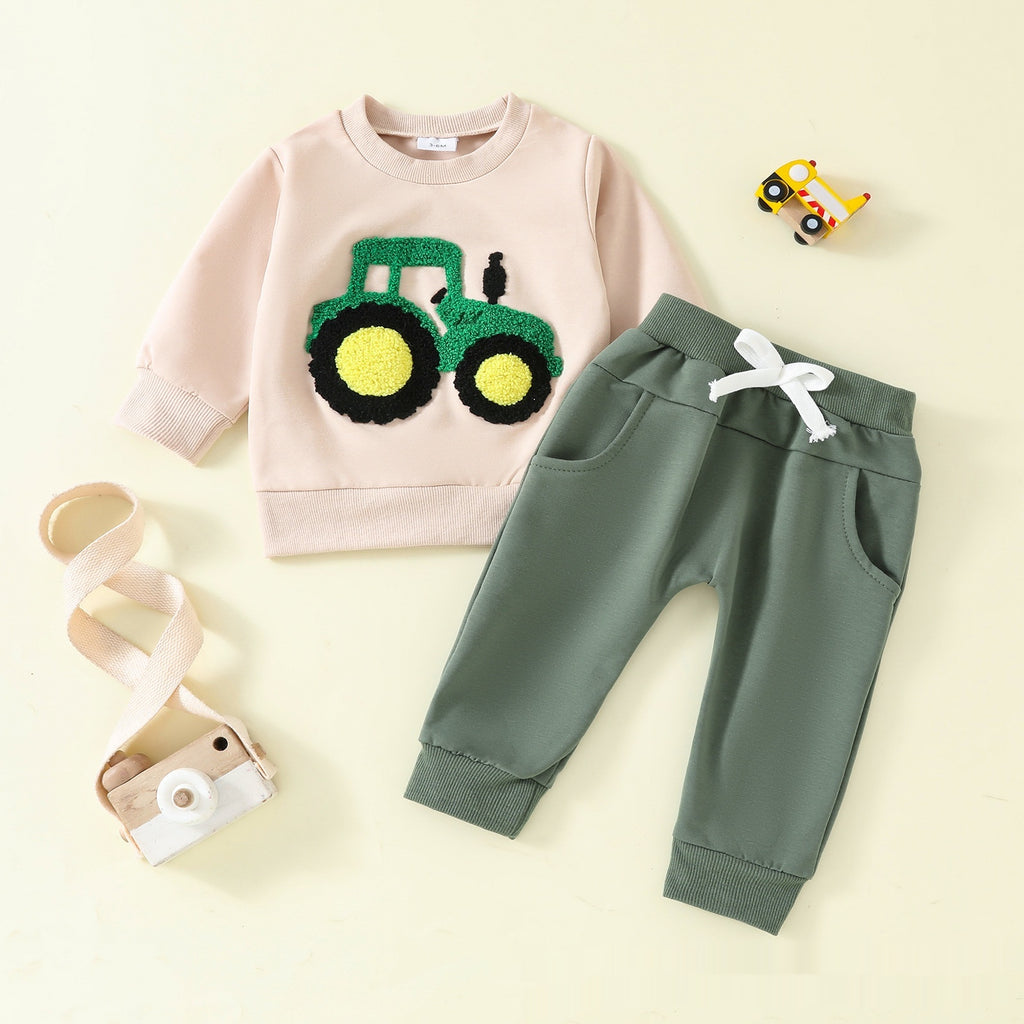Langärmliges Baumwoll-Set für Babys – Bild 7 | LuxeStyle