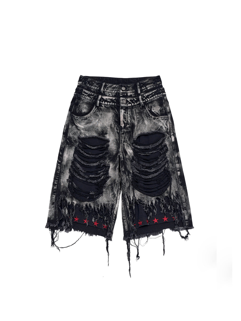 Herren Kurzjeans mit Doppelbund