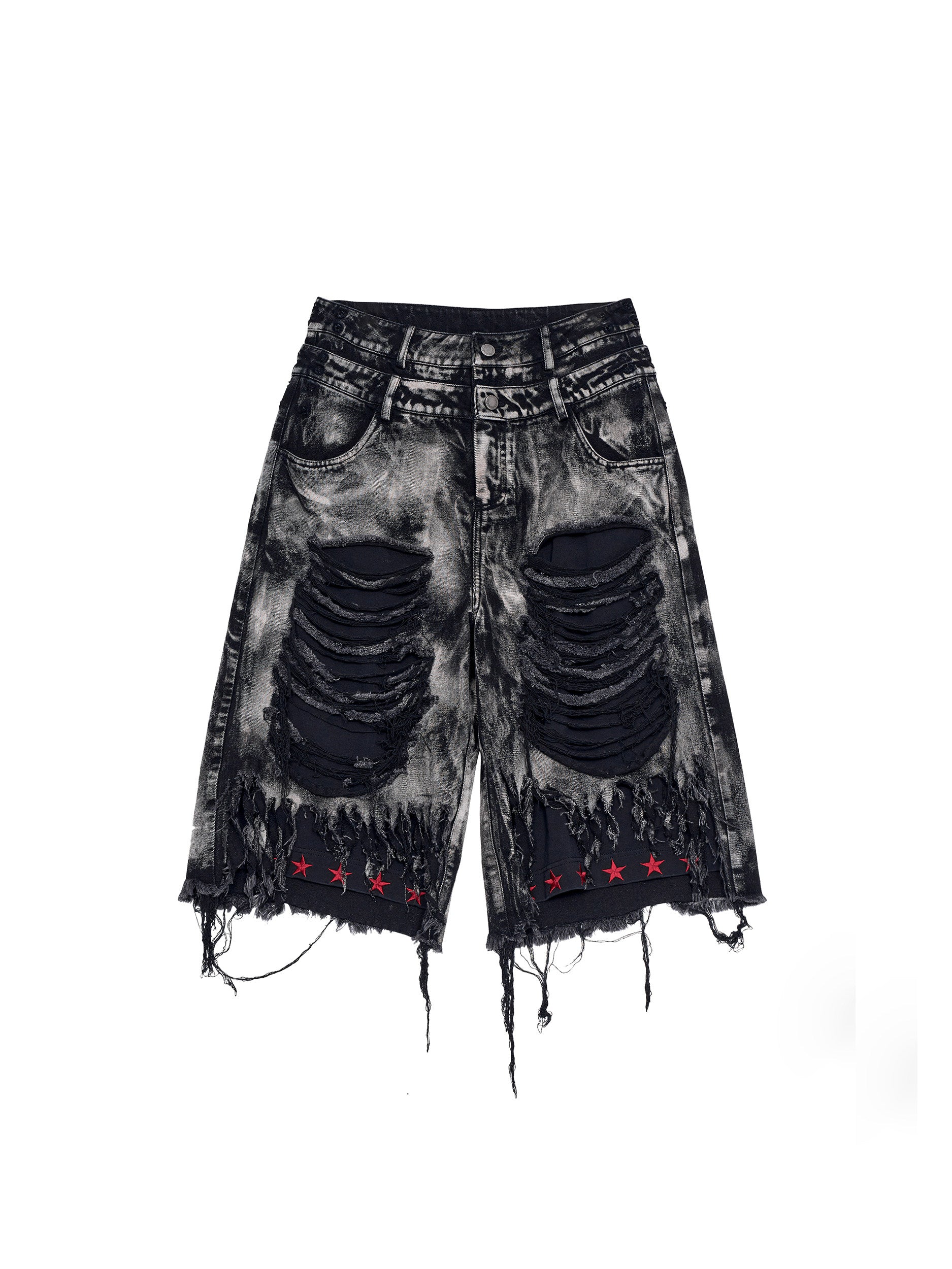 Herren Kurzjeans mit Doppelbund