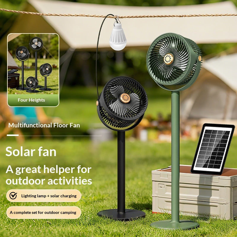 Solar Bodenventilator mit starkem Luftstrom
