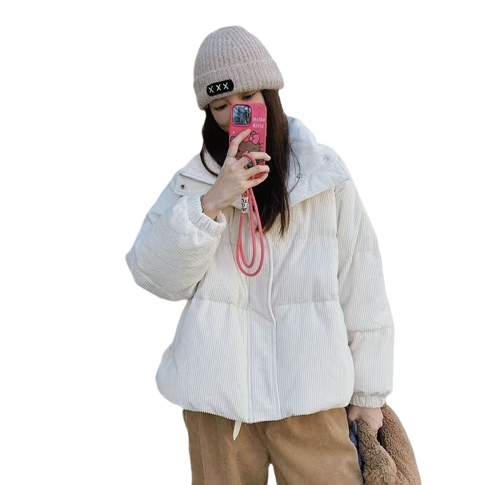 Corduroy-Pullover mit Baumwollfüllung – Bild 3 | LuxeStyle