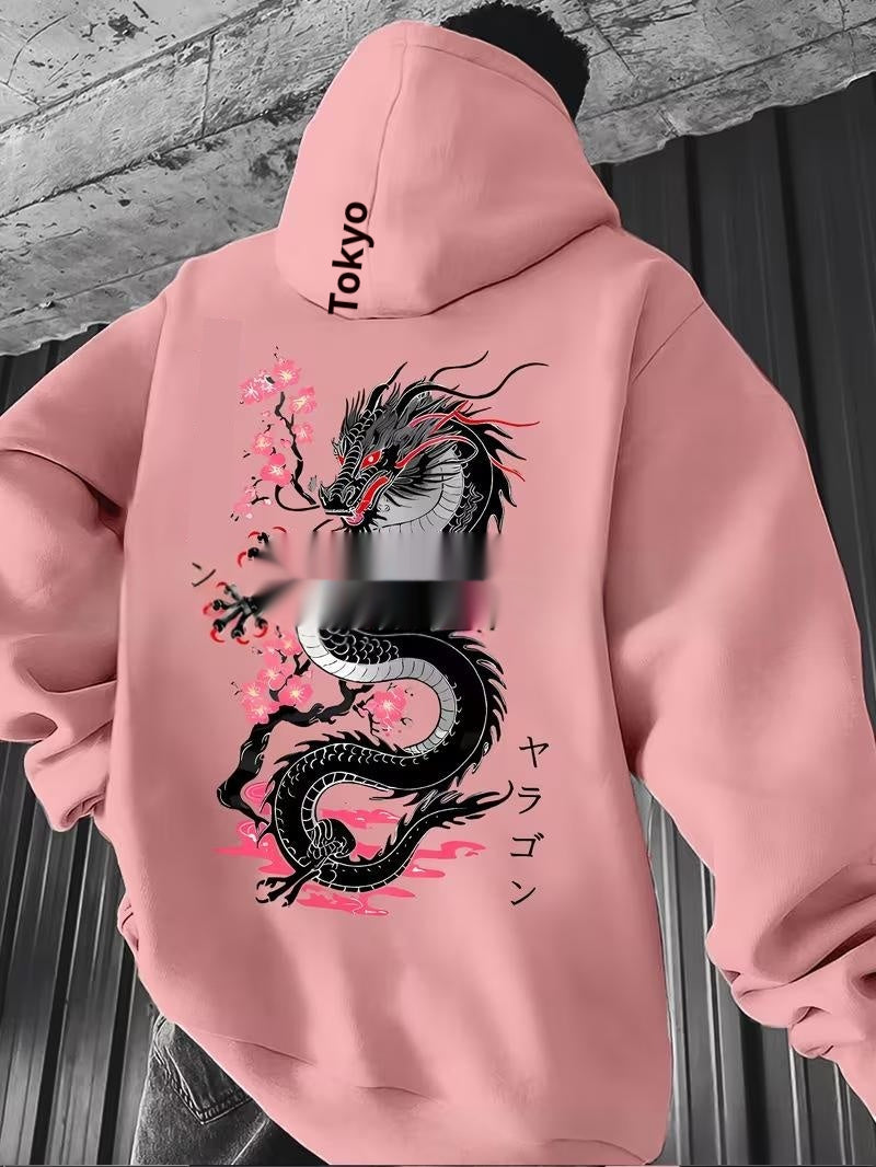 Hooded Sweatshirt mit gemustertem Taschen-Design – Bild 9 | LuxeStyle
