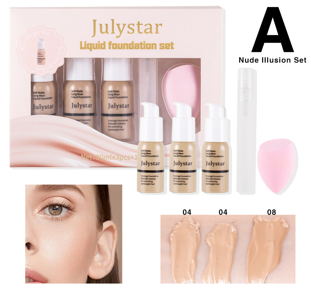 Concealer & Flüssig-Foundation Set
