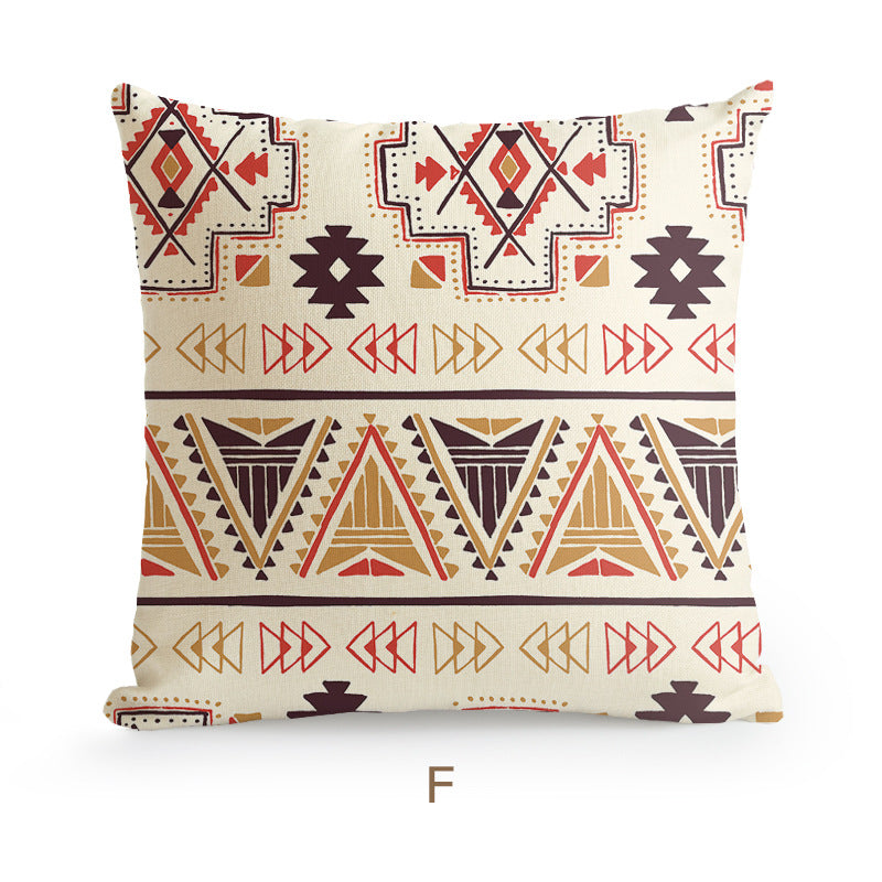 Boho-Kissenbezug mit Füllung