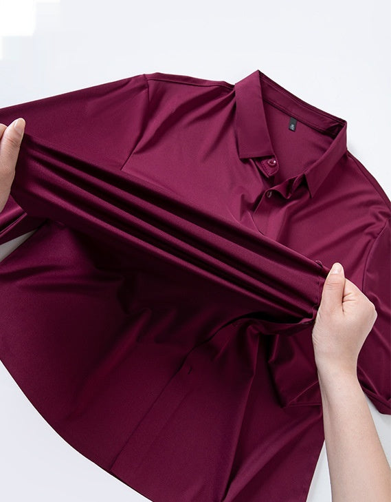 Seamless Langarm-Hemd – Bild 8 | LuxeStyle