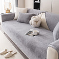 Warmer Plüsch-Sofabezug – rutschfest und einfarbig