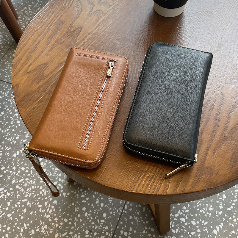 Weibliches Langhandtasche aus Echtholzleder – Bild 3 | LuxeStyle