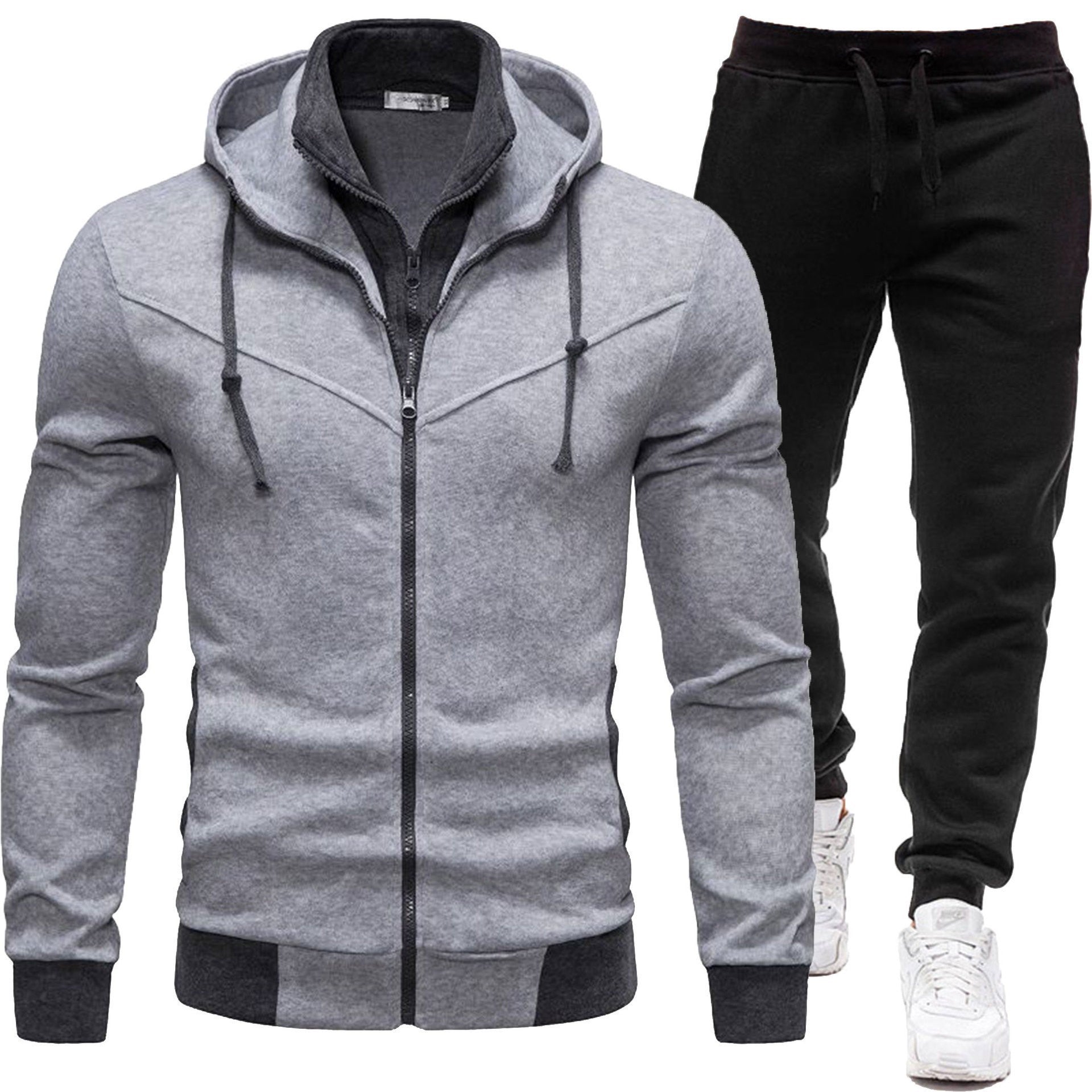 Sportlicher Patchwork-Trainingsanzug für Damen