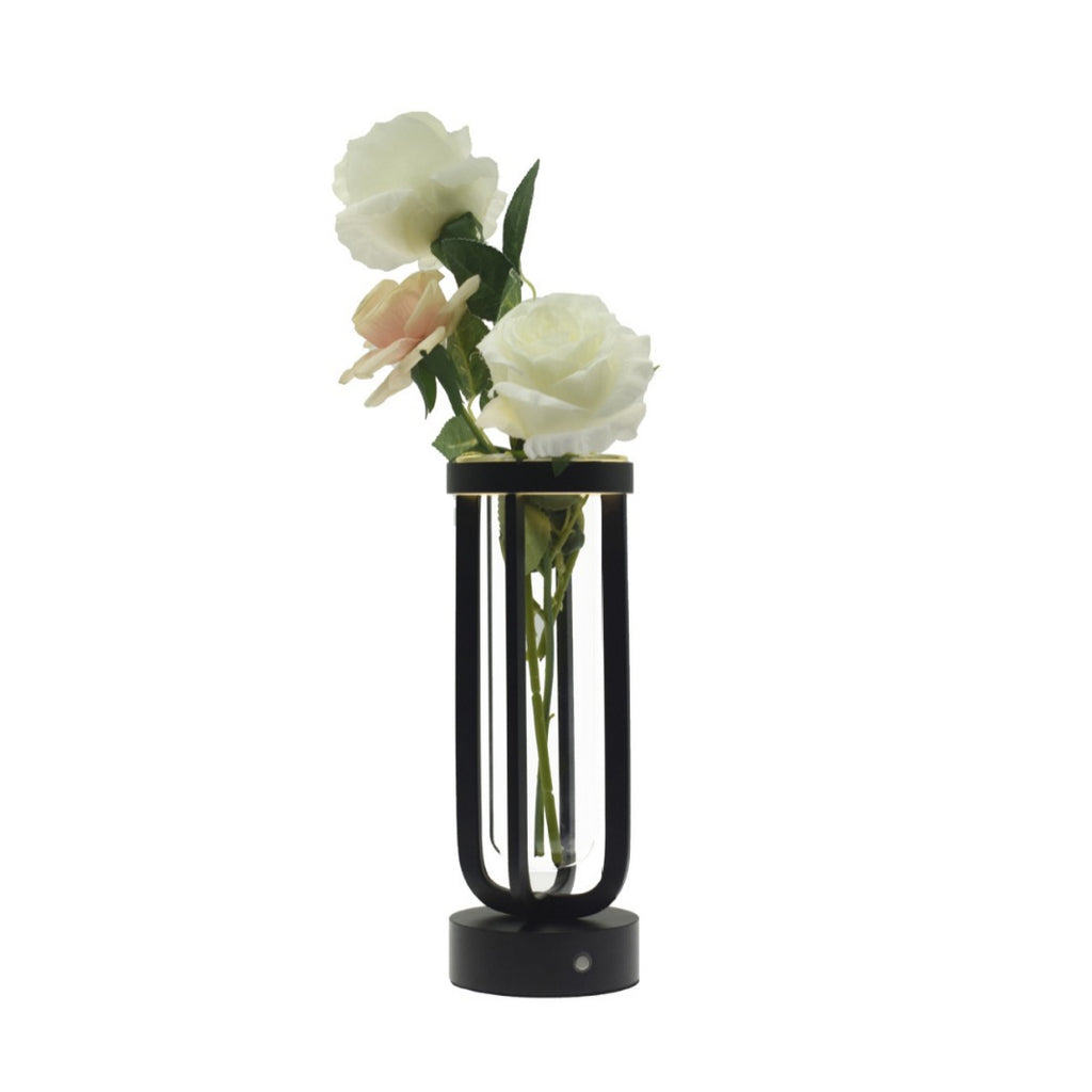 Schwarze Tischlampe mit Akku – Bild 5 | LuxeStyle