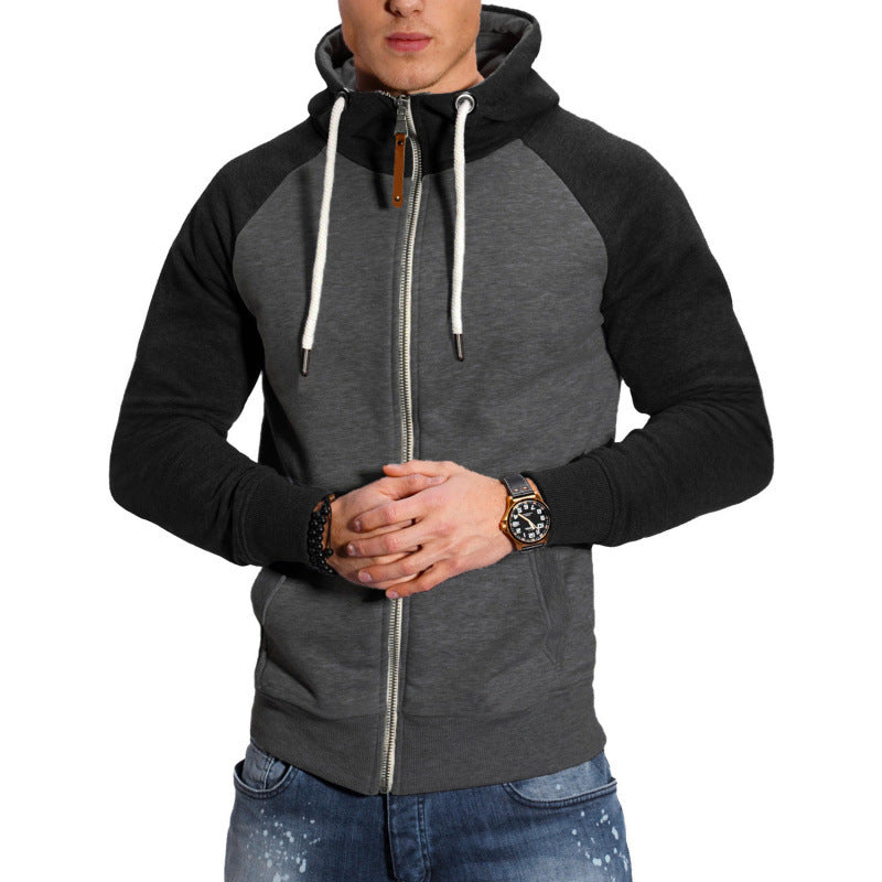 Colorblock Strickjacke für Herren