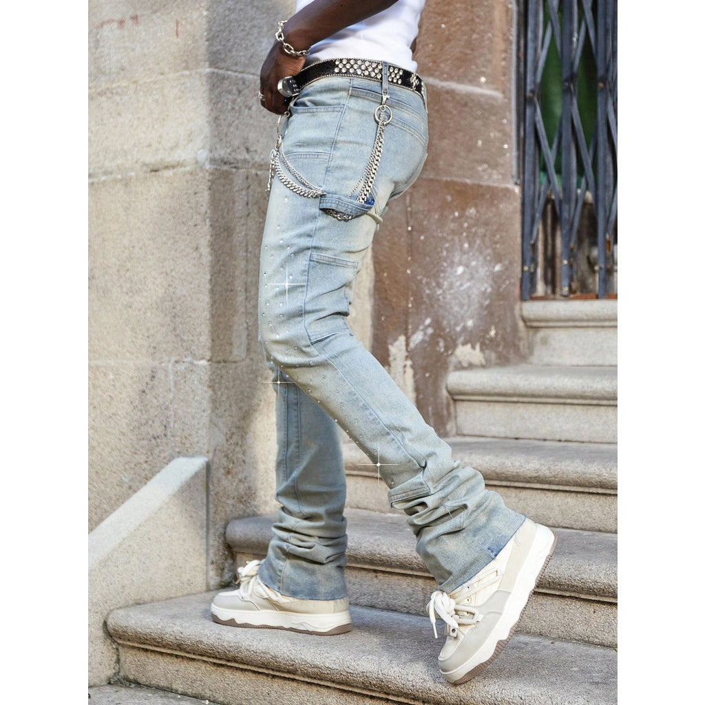 Stretch-Hosen für Herren, schmal geschnitten