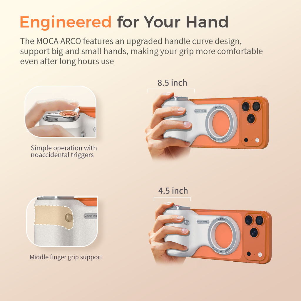 Magnetische Handy-Kamerahilfe MOCA ARCO