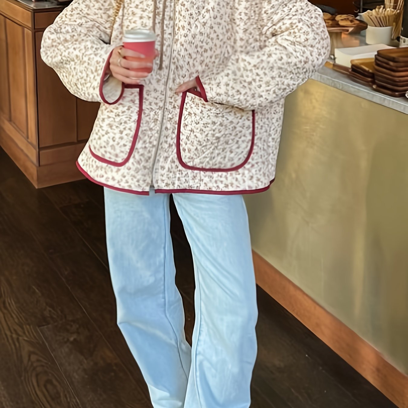 Damen Freizeitjacke mit Reissverschluss