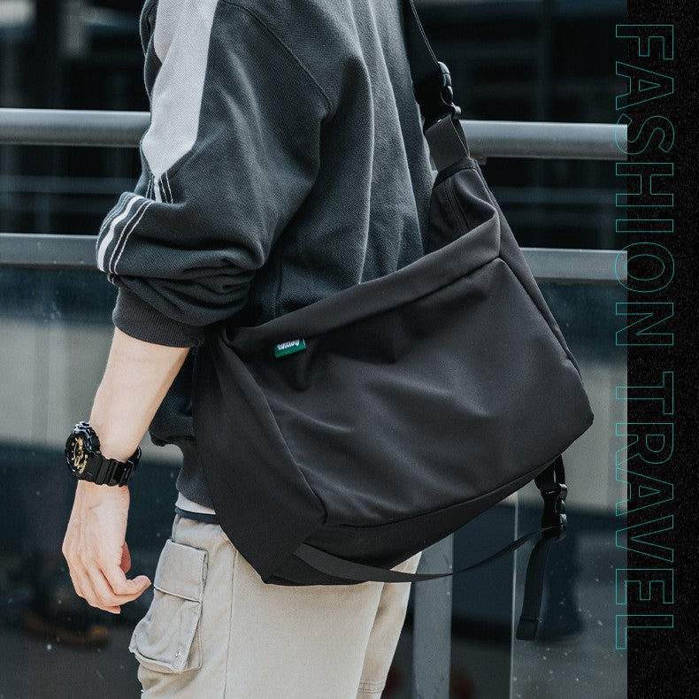 Herren Messenger Bag Oxford-Stoff