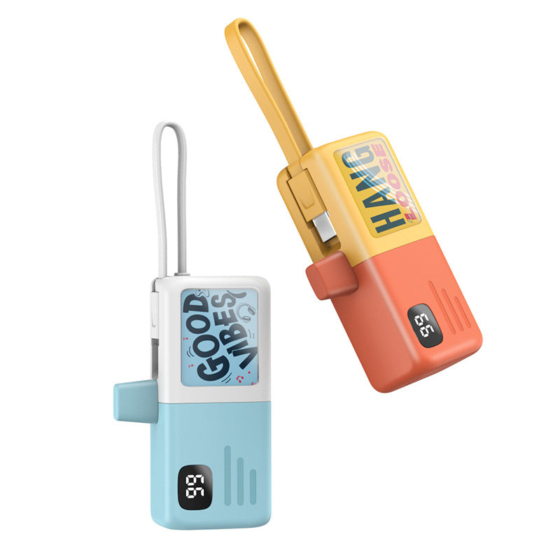 Mini Powerbank mit Digitalanzeige