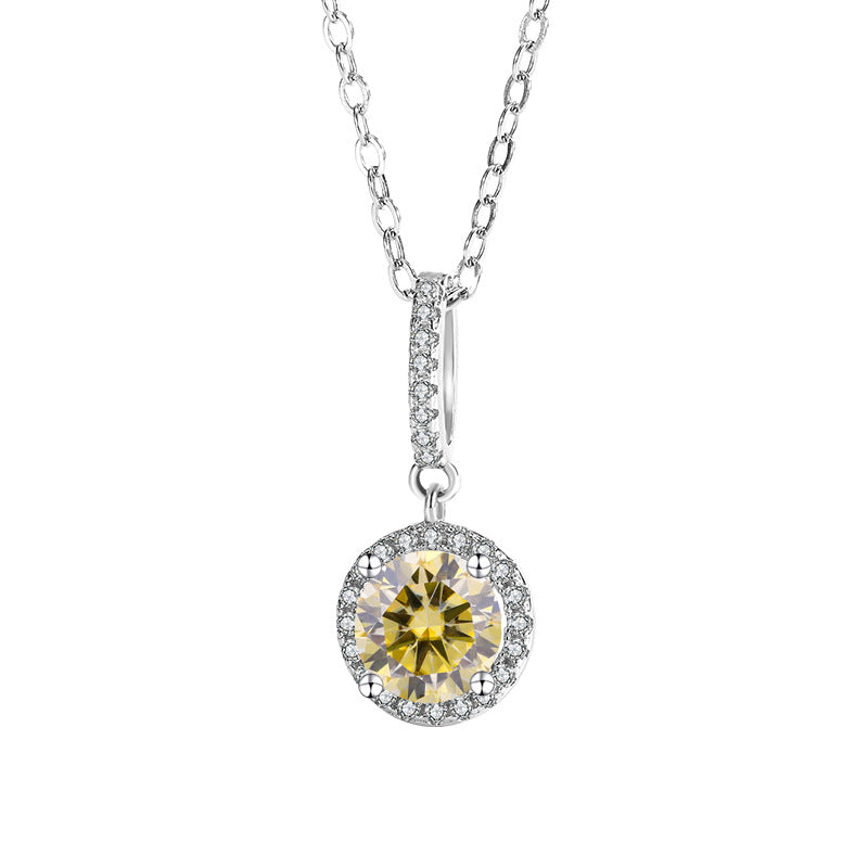 Edles Silber-Pendant mit Moissanit