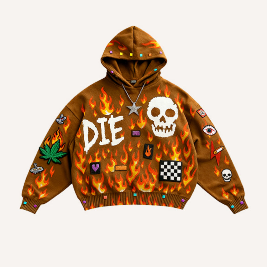 3D Muster Hoodie für Herren