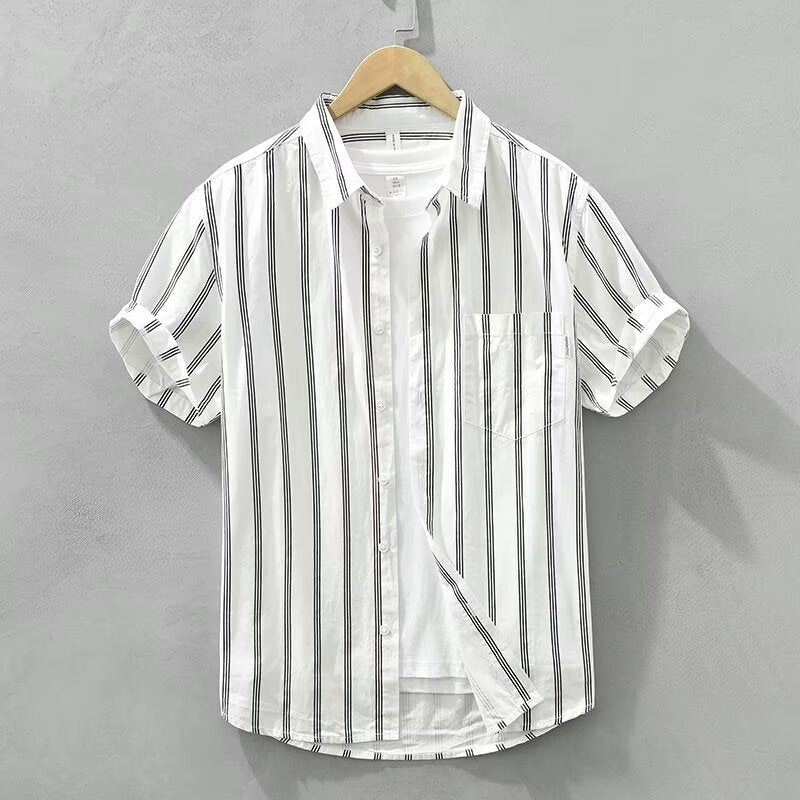 Tie-Dye Kurzarmhemd für Herren – Bild 3 | LuxeStyle