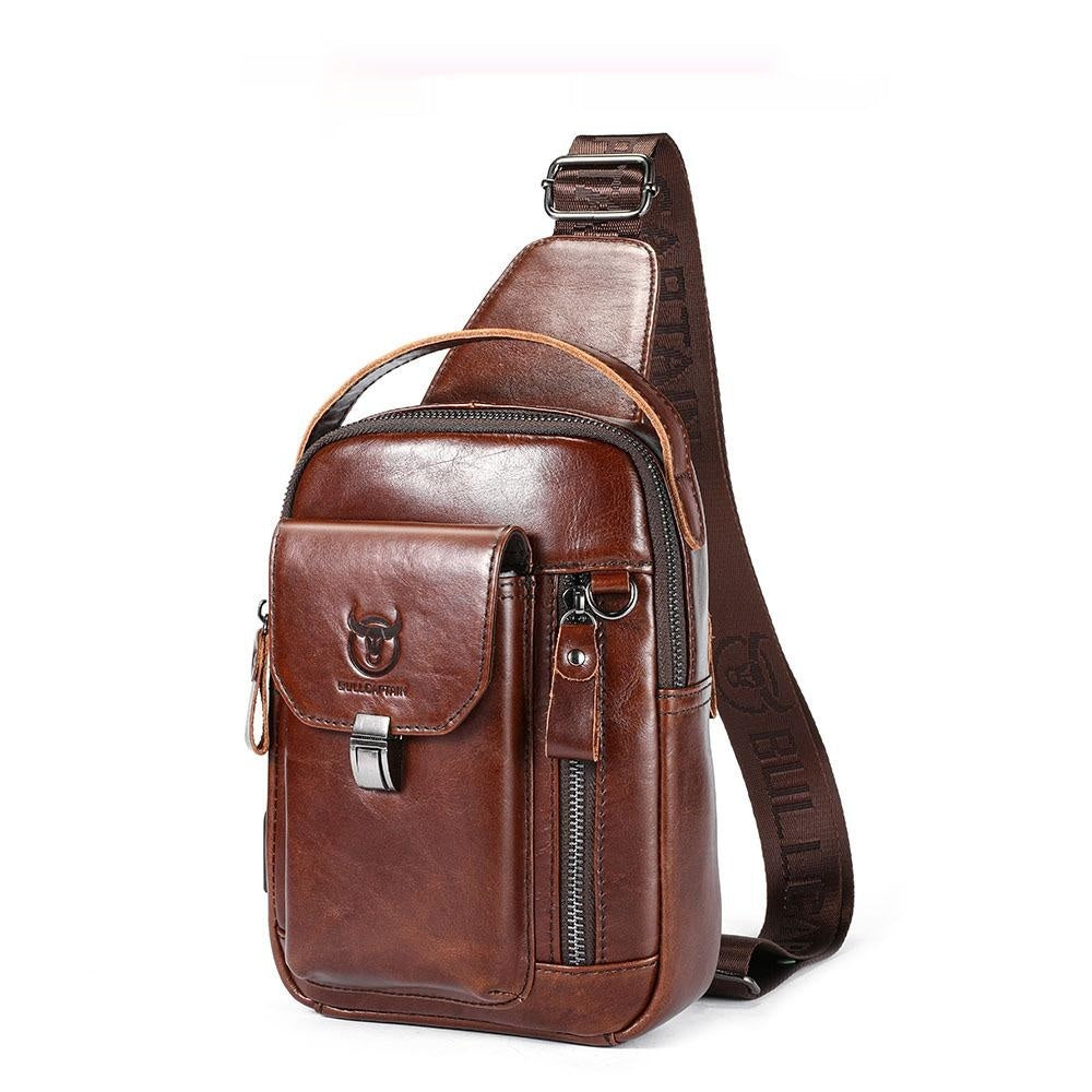 Leder Schultertasche