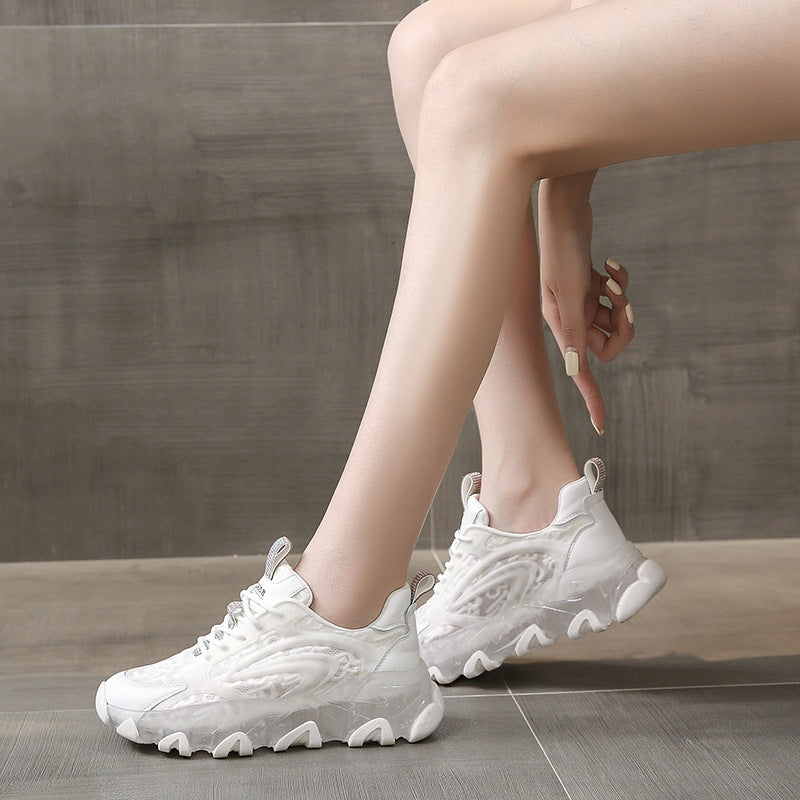Weisser Schuh aus Lammleder – Bild 5 | LuxeStyle