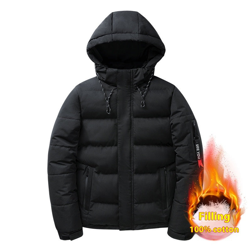 Herren-Parka aus Polyesterfaser, gefüttert – Bild 5 | LuxeStyle