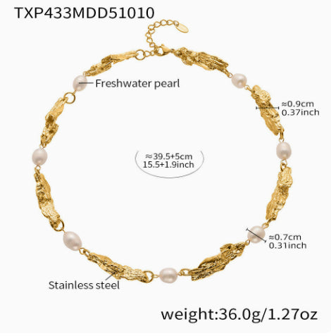 Perlen-Armband und Halskette