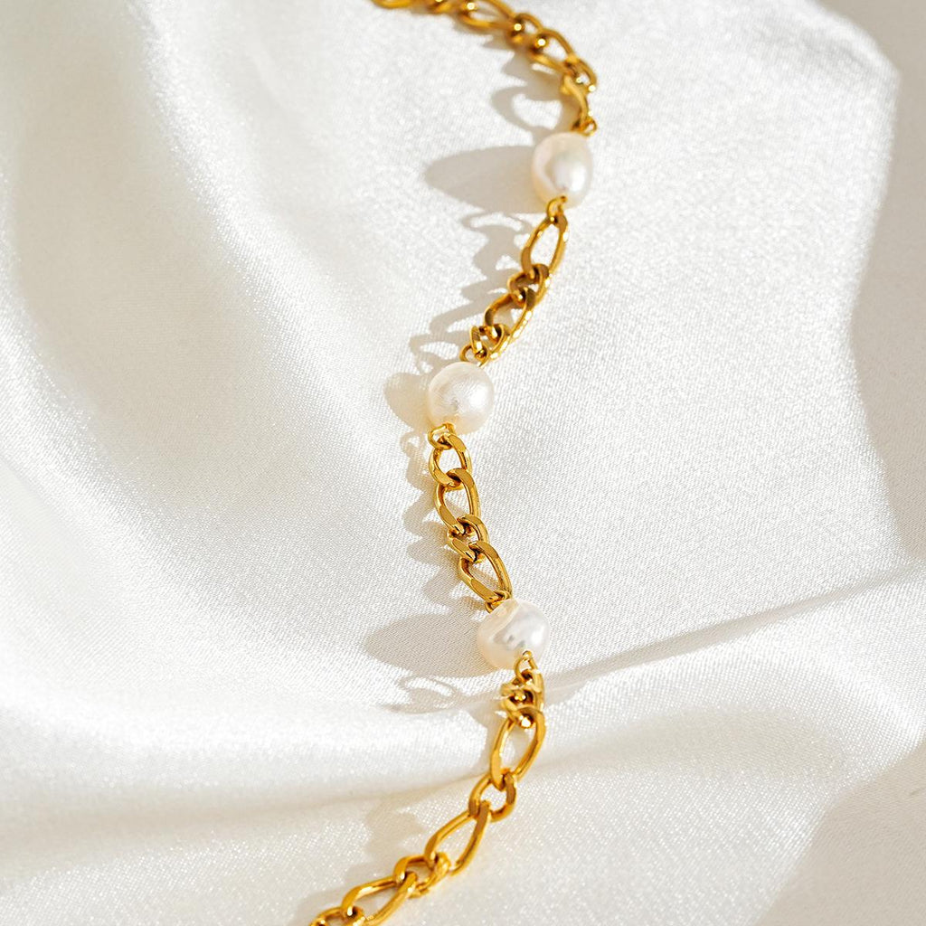 Vergoldetes Edelstahlarmband für Damen