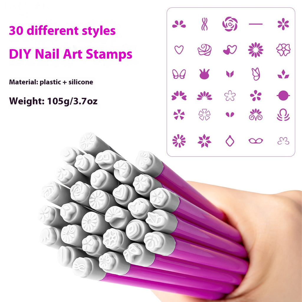 Nail Art Silikon Stempel- und Transferstift – Bild 5 | LuxeStyle