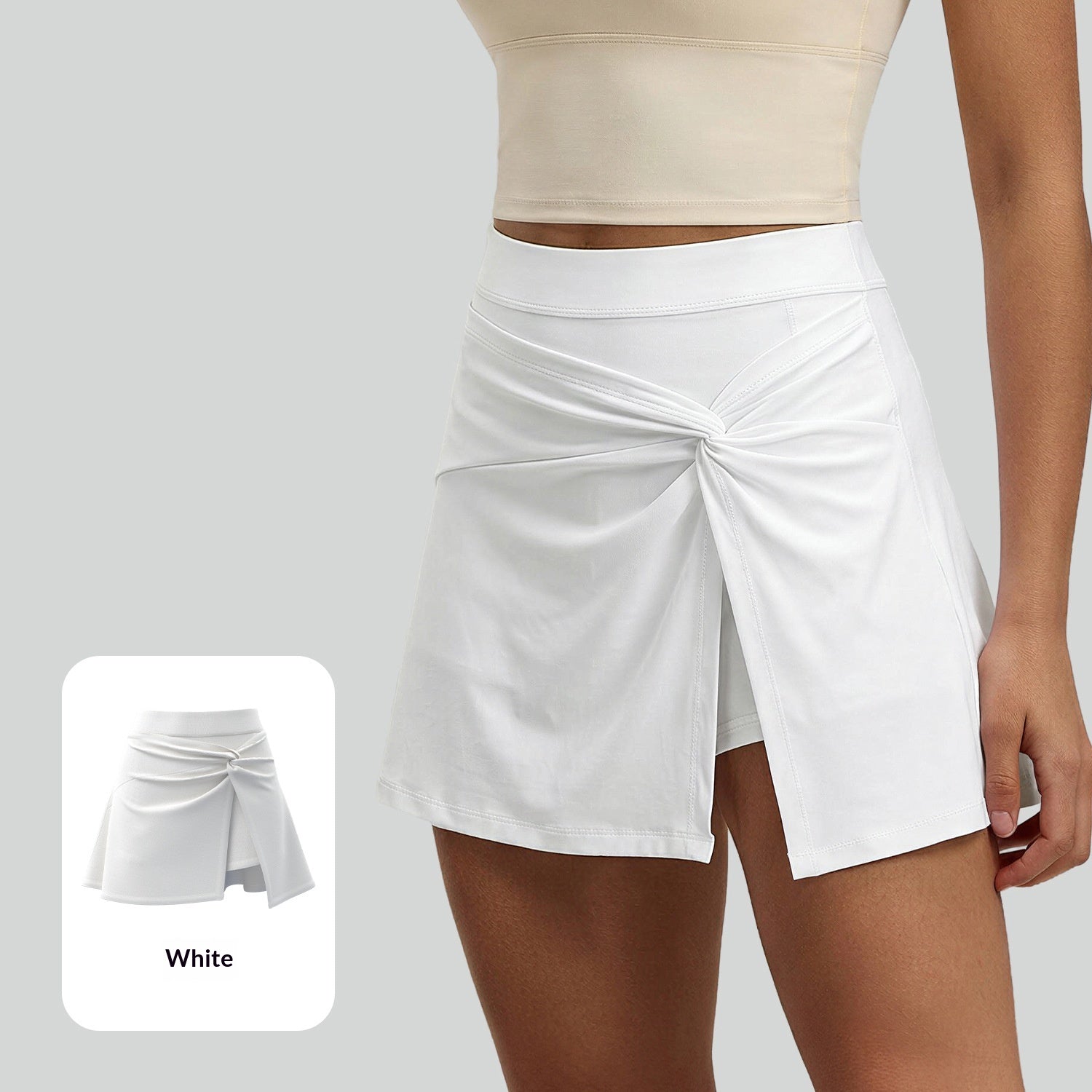 High-Waist Yoga-Rock mit Anti-Expositions-Design – Ansicht 5