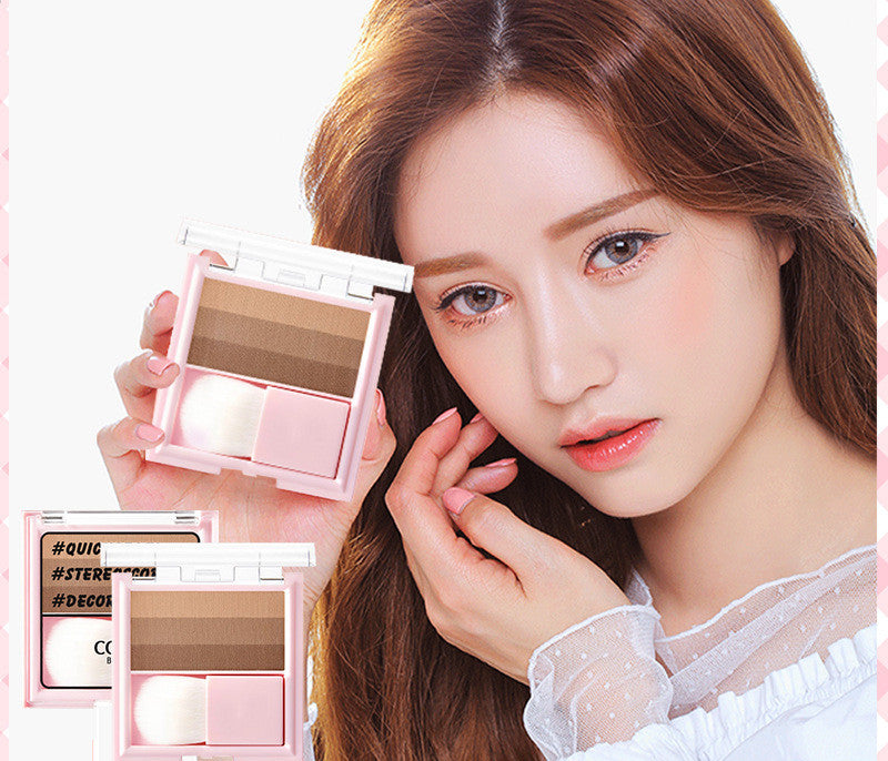 Tricolor Kontur Puderpalette | LuxeStyle