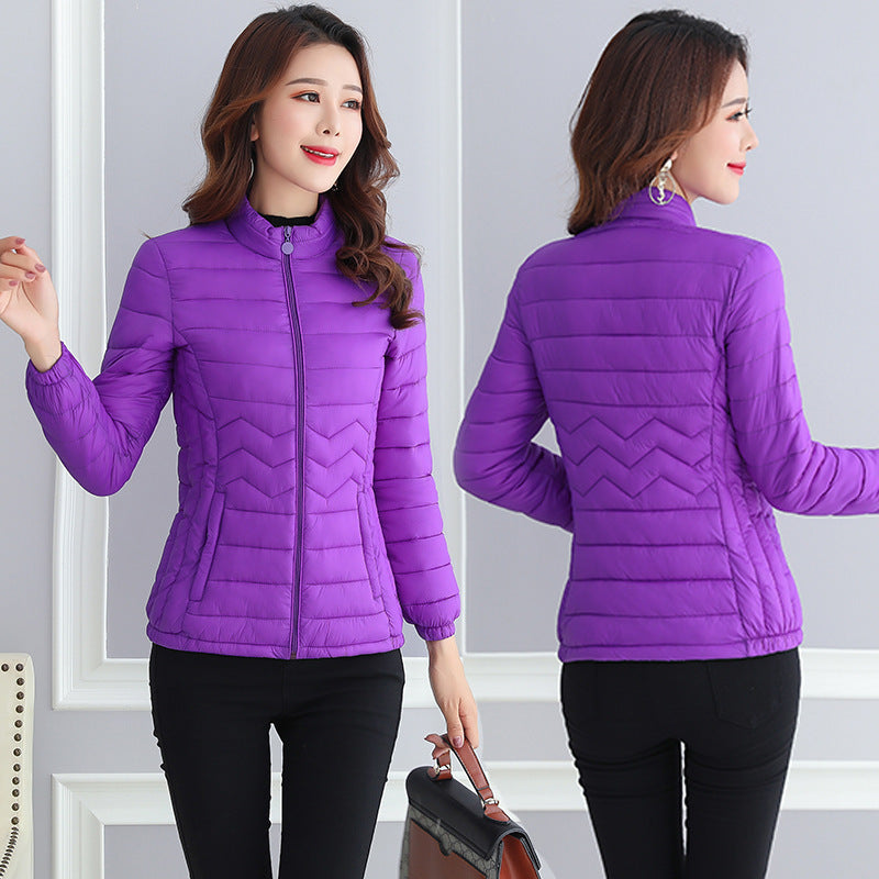 Kurze, leichte Damen-Jacke aus Baumwolle | LuxeStyle