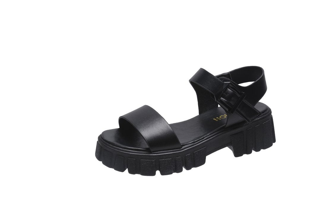 Sommer-Sandalen mit flachem Absatz – Bild 5 | LuxeStyle
