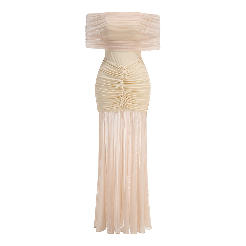 Elegantes Patchwork-Kleid