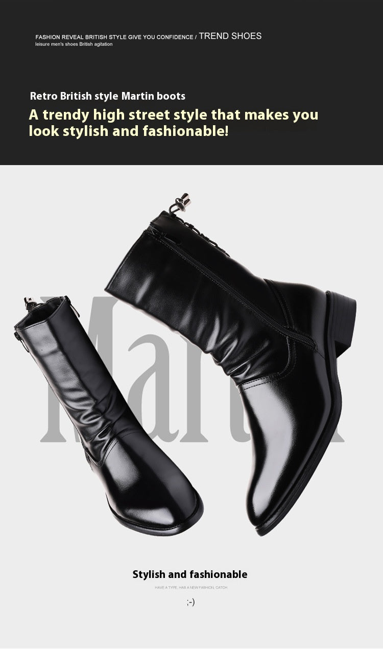 Spitze Lederstiefel für Herren